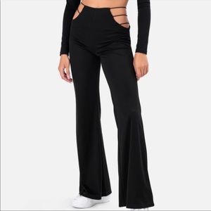 Asoka Empire Flare Cut Out Pants